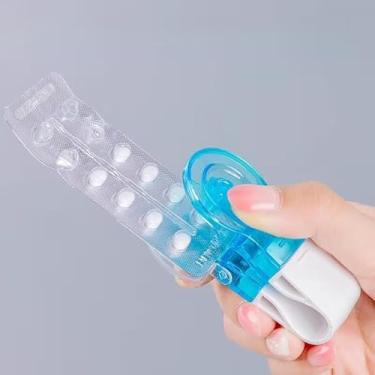 Imagem de Pacote com 2 Dispensadores de Comprimidos Únicos – Ferramenta Removedora de Comprimidos Fácil de Abrir para Idosos, Artrite, Deficientes e Usuários com Baixa Força da Mão