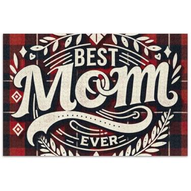 Imagem de Quebra-cabeças de Dia das Mães 500 peças para adultos divertidos e engraçados para adultos, arte de flores com animais