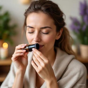 Imagem de Óleo Essencial de Lavanda, 15ml, Frasco Âmbar com Conta-Gotas