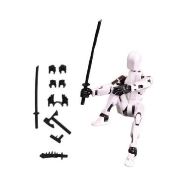 Imagem de Robô Movível Impresso Em 3D De 14CM 2.0 Figura De Ação Multiarticulada