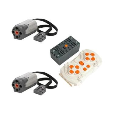 Imagem de Kit De Blocos De Montar Programáveis De 8 Velocidades Com Motor Servo,