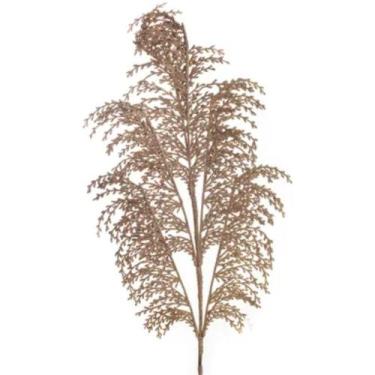 Imagem de Haste folha plumas decor natal 60cm - haifa/bf - HAIFABF