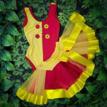 Imagem de Conjunto Body e Saia de Tule Fantasia de Festa Carnaval Halloween Bone