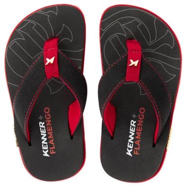 Imagem de Chinelo Infantil Kenner Kivah Flamengo Kids-Masculino