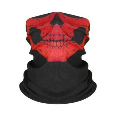 Imagem de Máscara Balaclava Masculina Com Estampa De Caveira, Respirável E À Pro