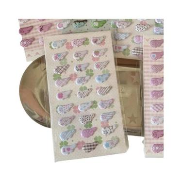 Imagem de 3D Puffy Bubble Adesivo Asa Espuma Adesivo Vintage Scrapbooking Decalq