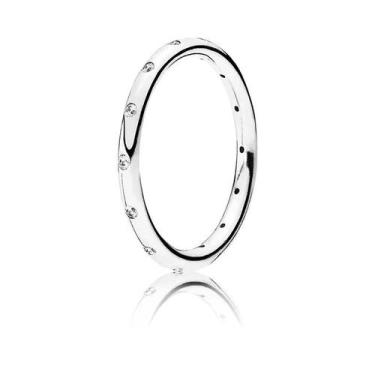 Imagem de Anel Feminino Em Prata Esterlina 925 Com Ouro Rosa E Pedra Em Forma De