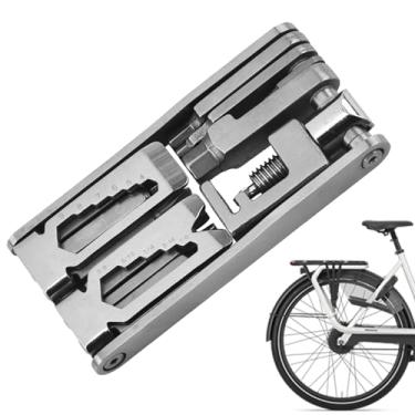 Imagem de Kit De Ferramentas Para Bicicleta Portátil,Conjunto De Chaves Multifunção,Equipamento De Reparação Para BTT | Para BTT E Trilhos Moto Estrada E Comutação Beira Da Estrada E Garagem Caseira
