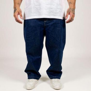 Imagem de Calça Jeans Baggy Balão Masculina Dazzling, Jeans escuro, G