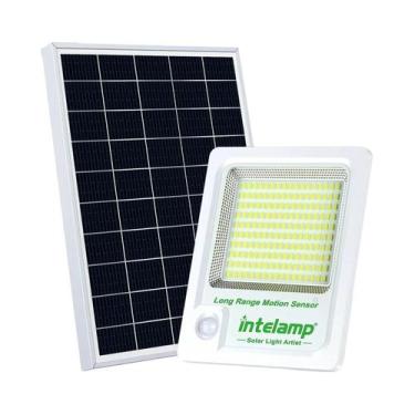 Imagem de Lâmpada Solar Branca Com Sensor De Movimento Para Exterior, Controle R