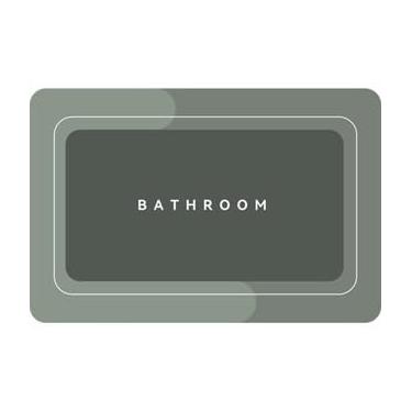 Imagem de QUADRADO VERDE/MILITAR,Kit 2 TAPETE