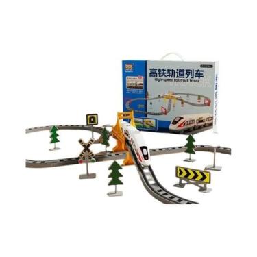 Imagem de Conjunto De Trem Elétrico De Alta Velocidade, Brinquedo De Montagem De
