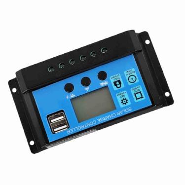 Imagem de Ailgely Controlador de Carga Solar Automático 60A 12V 24V, Carregador de Bateria Solar PWM, Microcontrolador Industrial, Grande Display LCD, Proteção contra Curto-circuito, Proteção (50A)