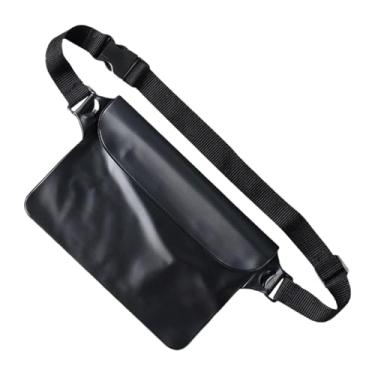 Imagem de predolo Pochete impermeável para celular, unissex, com alça ajustável, ideal para viagens, atividades ao ar livre, passeios de barco, praia e pesca, Preto