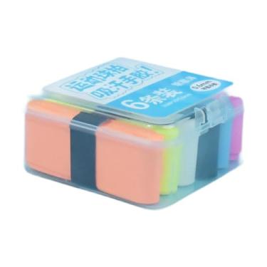 Imagem de Colaxi Kit com 6 Fitas de para Raquete de Badminton, Absorventes de Suor, Antiderrapantes e de Secagem Rápida, Fitas Confortáveis ​​para Cabo de