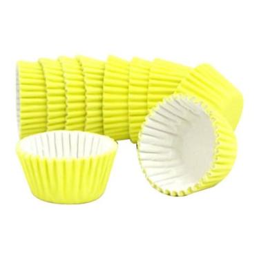 Imagem de Forminha de papel n6 com 100 unidades bax , Amarelo