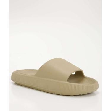 Imagem de Chinelo Masculino Slide MR-55018, Bege, 39/40
