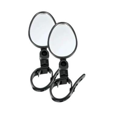 Imagem de Espelho Retrovisor Ajustável 360 Graus Para Guidão De Bicicleta E Pati