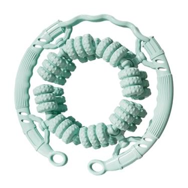 Imagem de Qraatosi Massageador de Pernas Circular, Rolo de Massagem Manual com 48 Rodas, Equipamento Versátil para Massagem de Pernas E Mãos, Verde