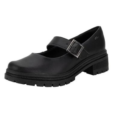 Imagem de Sapato feminino salto grosso dakota g9802, Preto, 37