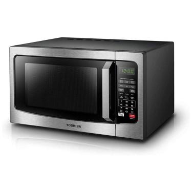 Imagem de Micro Ondas de Bancada 33L em Aço Inoxidável com 12 Menu Automáticos, 110V 1100W, TOSHIBA EM131A5C, Prata