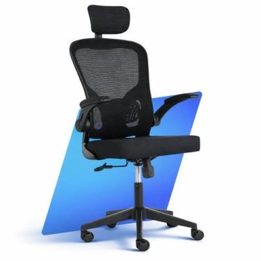 Imagem de Cadeira De Escritório Presidente Mesh Moob VENEZA Giratória Ergonômica