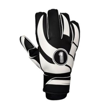 Imagem de Luva de Goleiro Adulto para Campo, Society e Quadra Sintética | Alta Aderência e Resistência | Ideal para Treino e Jogo Profissional(BRANCA,8)