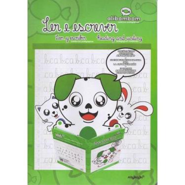Imagem de Caderno Infantil Capa Flexível 60 Folhas Verde 123 - Alibombom