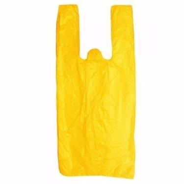 Imagem de 2.000 Sacolas Amarelas 40x50cm - Rioplastic - Entrega Rápida