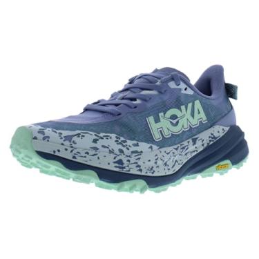 Imagem de HOKA Tênis feminino Speedgoat 6, Luar/nuvem de trovão, 9.5 Wide