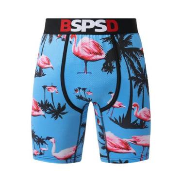 Imagem de Cuecas Boxer Impressas Sexy E Respiráveis Para Homens Tamanho plus Lin