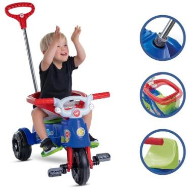 Imagem de Triciclo Infantil Passeio e Pedal Tatetico - Calesita 