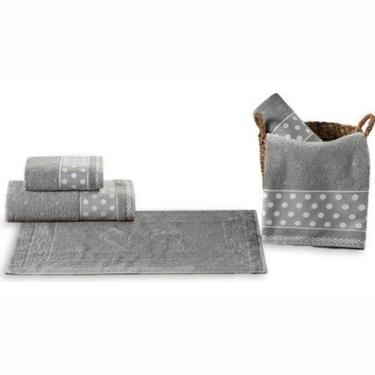 Imagem de Kit Toalha Banhão 5Pç Gigante Grossa Romance Algodão Egipcio