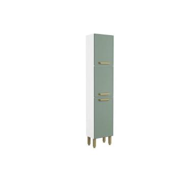 Imagem de Paneleiro Cozinha Modulado Bella c/ 3 Portas 40cm Verde Bertolini