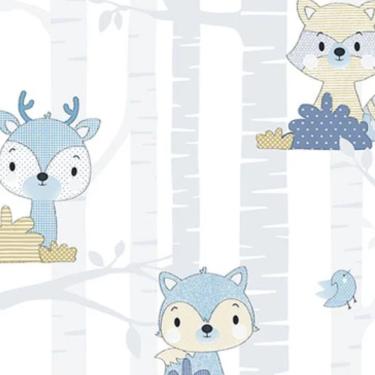 Imagem de Papel de Parede YOYO II Infantil Azul YY205002R