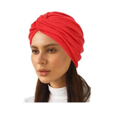 Imagem de Touca Hijab Muçulmana De Cor Sólida E Elástica Para Mulheres, Lenço De