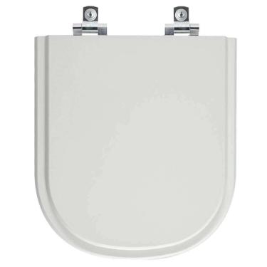 Imagem de Assento Sanitário Soft Close Square Cinza Claro Para Vaso Sanitex