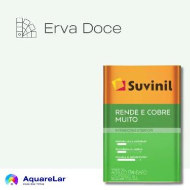 Imagem de Rende & Cobre Muito Suvinil Fosco 16L, ERVA DOCE