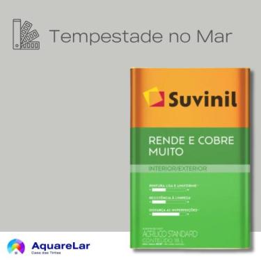 Imagem de Rende & Cobre Muito Suvinil Fosco 16L, TEMPESTADE NO MAR