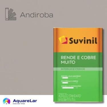 Imagem de Rende & Cobre Muito Suvinil Fosco 16L, ANDIROBA