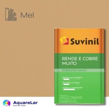 Imagem de Rende & Cobre Muito Suvinil Fosco 16L, MEL