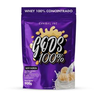 Imagem de Gods Whey 100% 900g (Refil) Proteina concentrada-Unissex