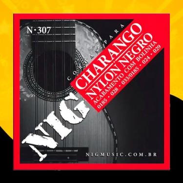 Imagem de Cordas Nig Para Charango Boliviano Nylon Preto - N307 - SEM MARCA