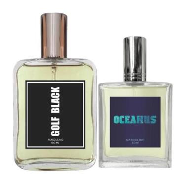 Imagem de Kit Perfume Masculino Golf Black 100Ml + Oceanus 50Ml - Essência Do Br