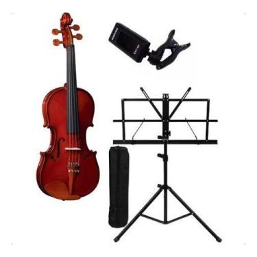 Imagem de Violino Eagle Ve441 Profissional Completo 4/4 + Afinador E