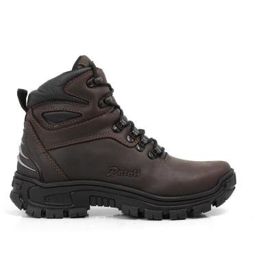Imagem de Bota Coturno Adventure Masculino Trilha Trabalho Couro Palmilha Em Gel-Masculino