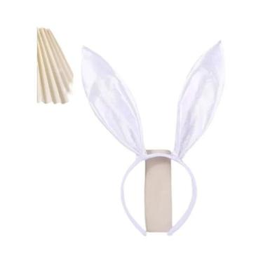 Imagem de Tiara De Orelhas De Coelho Gingham, Presilha De Cabelo De Coelhinha, A