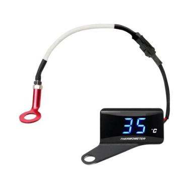 Imagem de Sensor De Temperatura Digital Universal Koso Mini Quadrado Para Cabeço