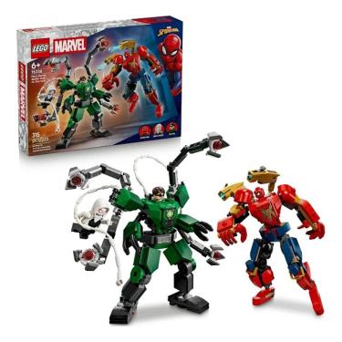 Imagem de Lego 76338 Marvel - Batalha Robos Armaduras Robótica Spider-Man VS Doc Ock – 315 peças