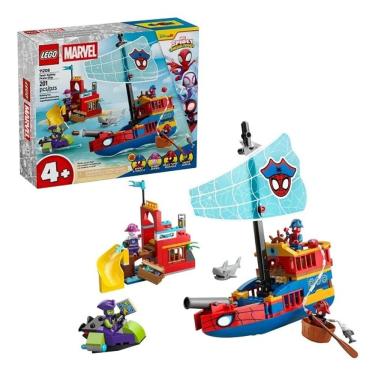Imagem de Lego 11208 Disney Spidey Amazing Friends -  Navio Pirata Da Equipe Spidey – 201 peças